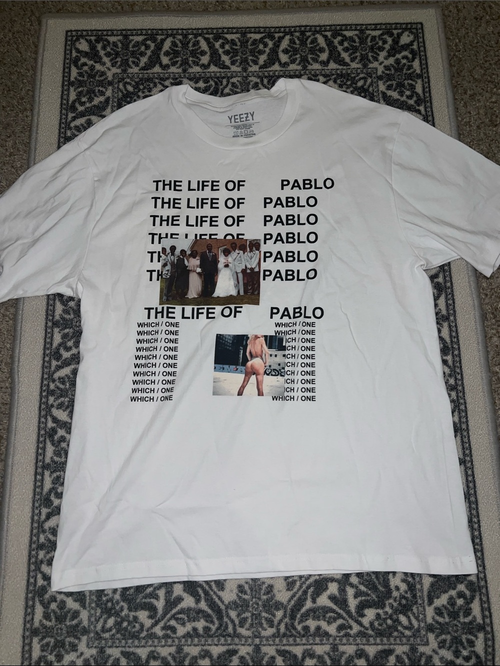 Yeezy The Life of Pablo Tee Shirt